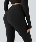 Legging de sport taille haute gainant et thermique Softlyzero™ avec poches