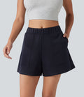 Short de danse taille mi-haute coupe évasée avec poches