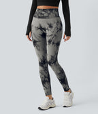 Legging yoga taille haute tie-dye sans couture OneForm Seamless Flow