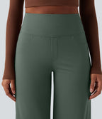 Pantalon yoga large gainant taille haute DayStretch avec poches