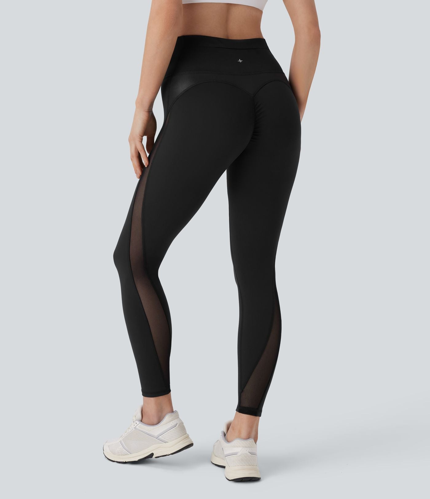 Legging 7/8 d'entraînement gainant taille haute avec mesh contrastant et zip arrière DayStretch avec poches