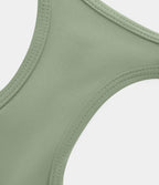 Softlyzero™ Plush Plus Débardeur Yoga Crop à Col U Plongeant Dos Nu Dos Nageur Découpé - UPF50+