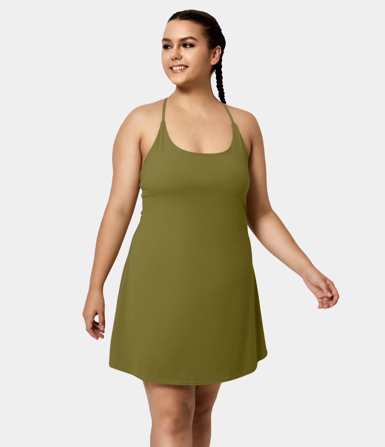 Softlyzero™ Airy Mini Everyday Robe-Euphoria Air Aérée 2 En 1 Dos Nu Avec Poche Latérale Cool Touch Grande Taille