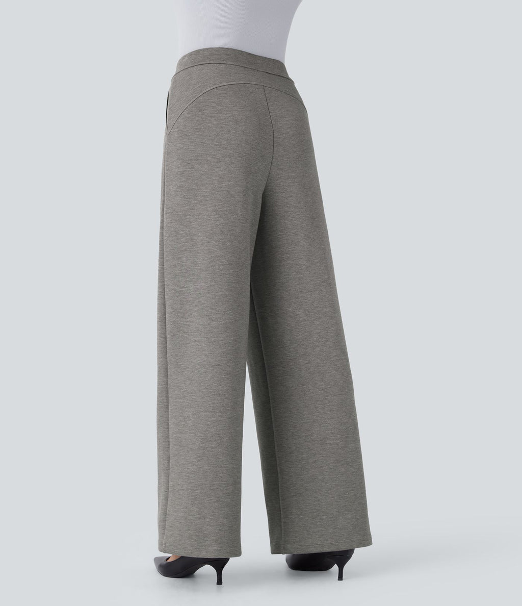 Pantalon de travail Halara Flex™ ample taille haute avec poches