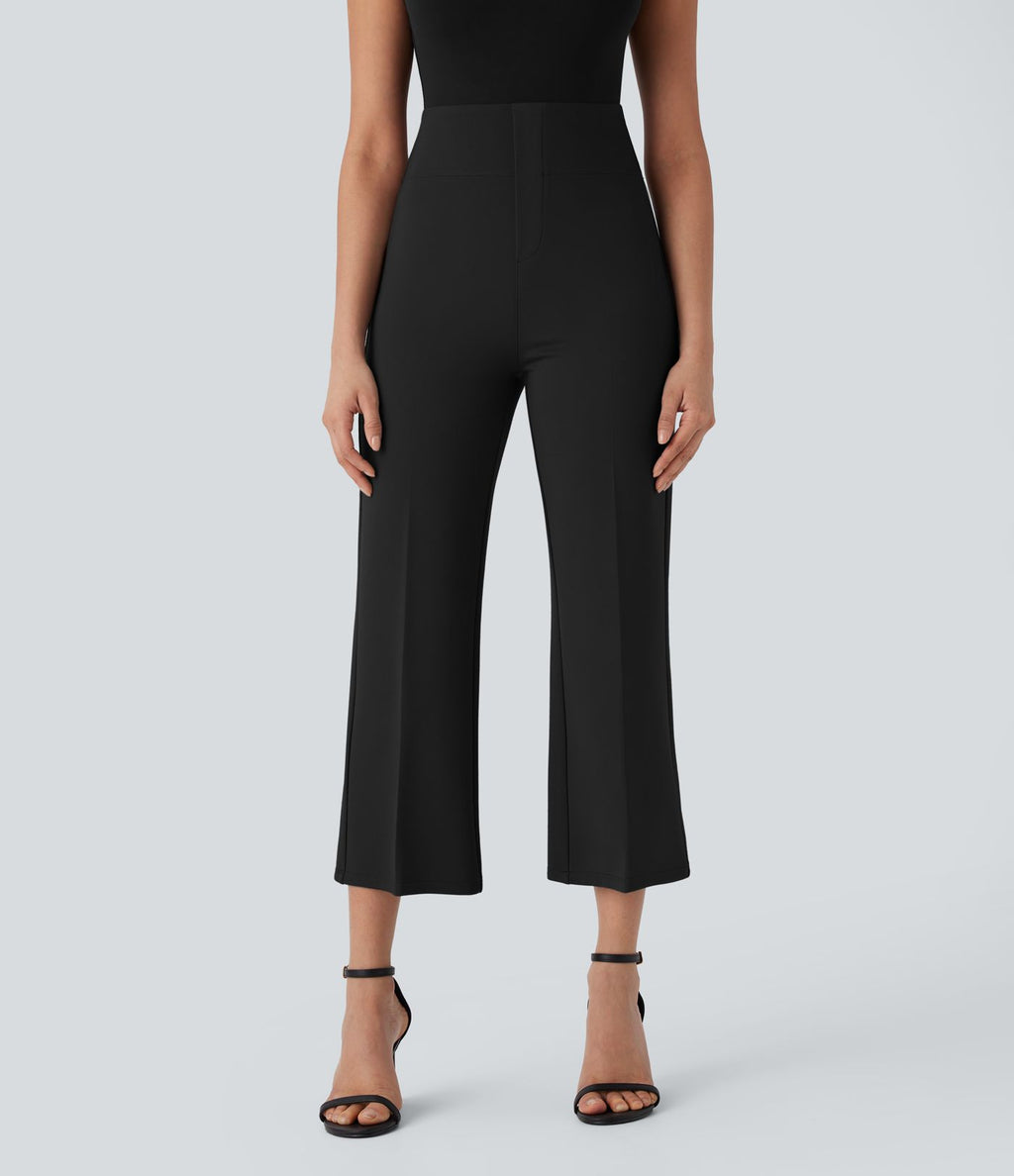 Pantalon de travail court gainant taille haute Halara Flex™ avec poches