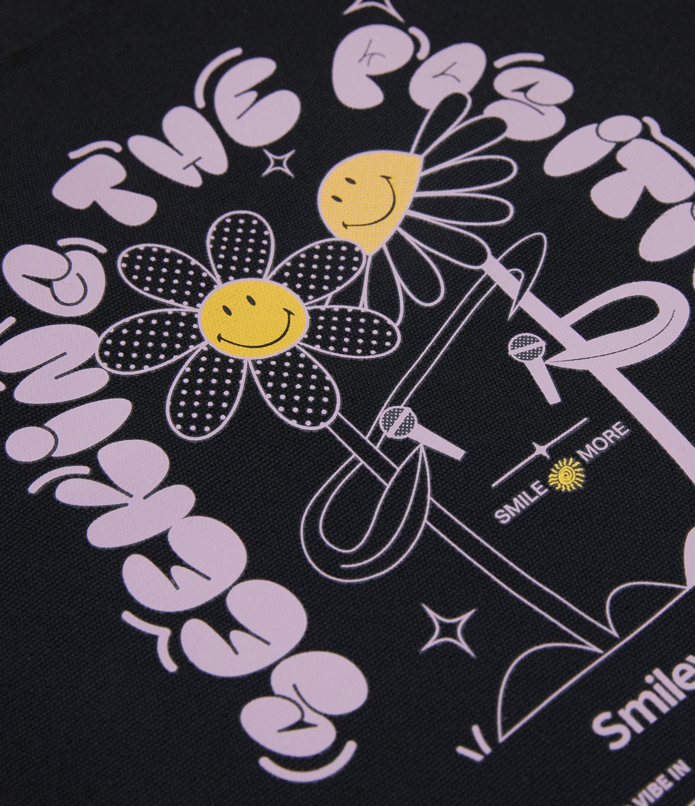 Halara X Smiley® Casual Canvas Tote Bag