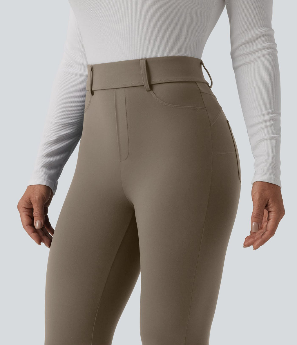 Legging décontracté 7/8 Halara UltraSculpt™ taille haute avec poches