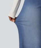 Jean large Halara Flex™ taille haute gainant avec poches