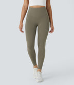 Legging d'entraînement gainant galbant taille haute avec poches Halara UltraSculpt™
