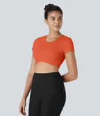 Softlyzero™ Plush Sports Top Ourlet Croisé