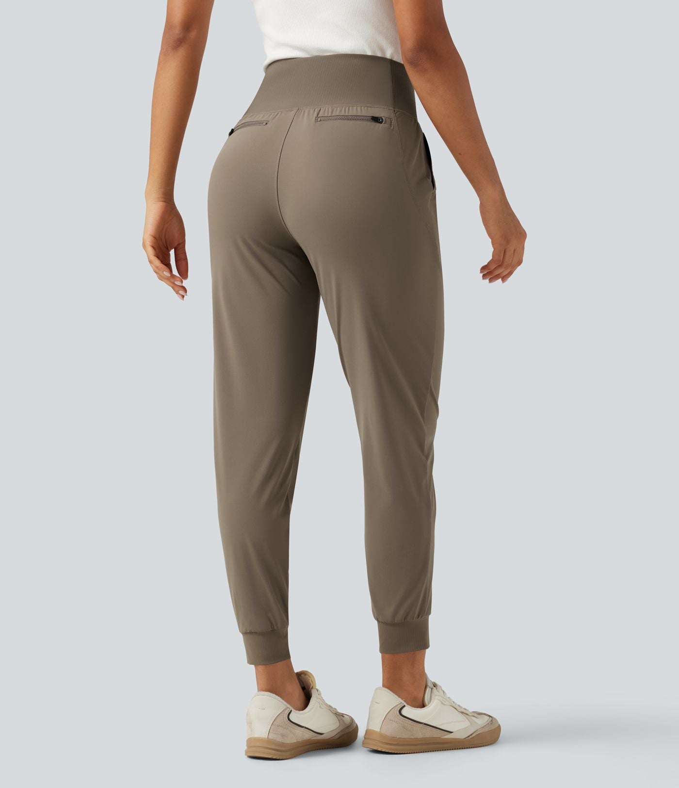 Jogging fuselé Halara UltraSculpt™ taille haute esprit bureau avec poches