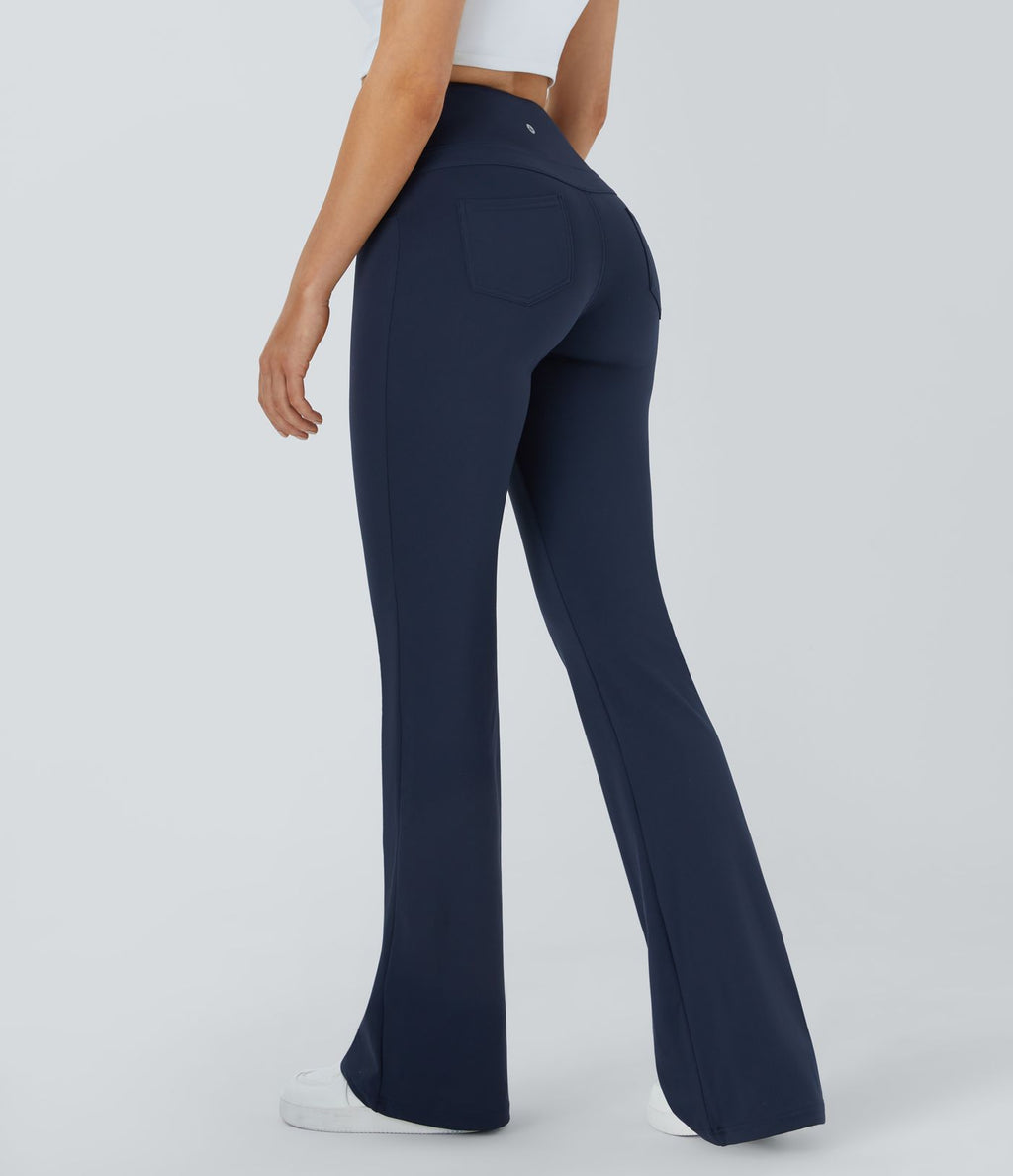 Legging yoga évasé taille haute DayStretch avec poches