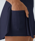 Jupe de tennis SoftlyZero™ Airy 2-en-1 avec poches latérales croisées effet frais InstantCool, Lucid, longueur allongée