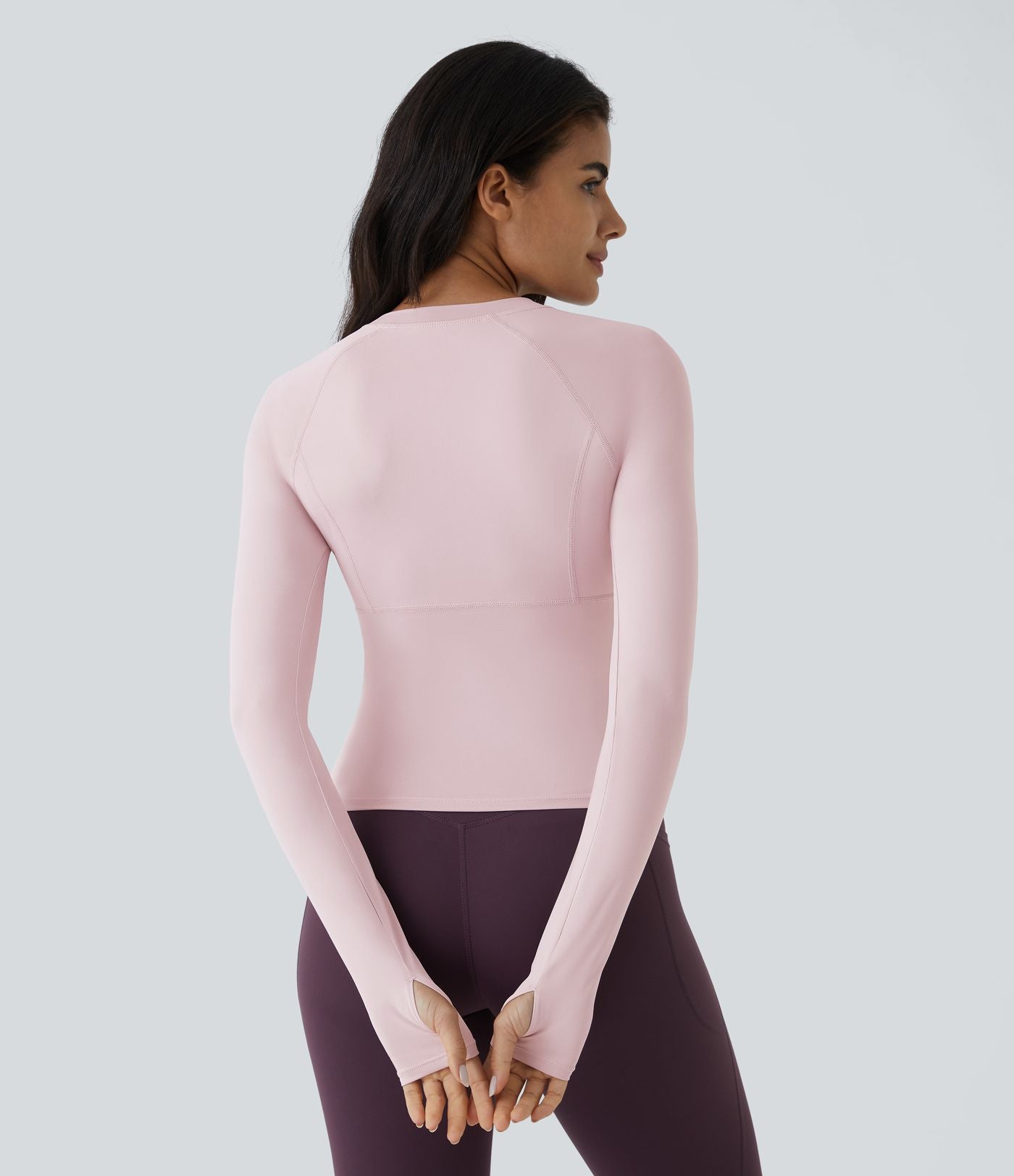 Top Sport Yoga Uni Trous pour les Pouce