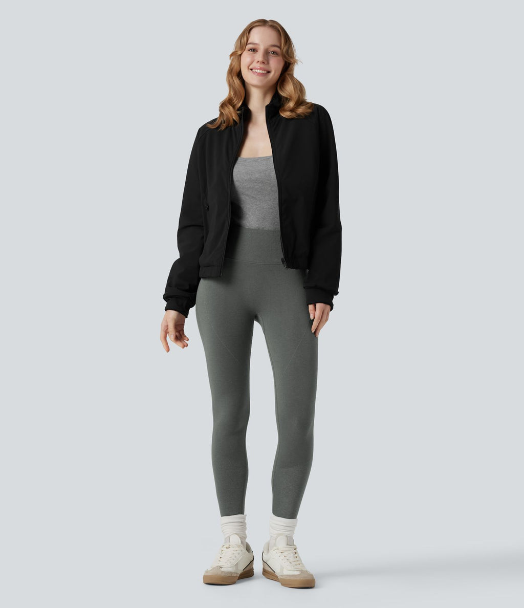 Legging 7/8 thermique gainant taille haute sans couture HeatCore OneForm Seamless Flow