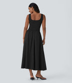 Robe longue décontractée sans manches Breezeful™ à découpes et séchage rapide - Se porte devant ou dos