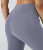 Patitoff™ 2.0 Legging Yoga Résistant Poils d'Animaux Taille Haute Croisée Poches Latérales