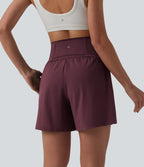 Short de yoga SoftlyZero™ Airy taille haute effet frais InstantCool avec poches 12,5 cm