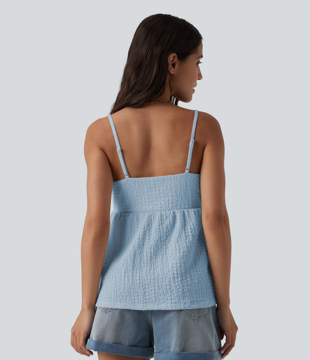 Débardeur col V avec brassière intégrée