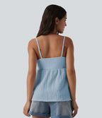 Débardeur col V avec brassière intégrée