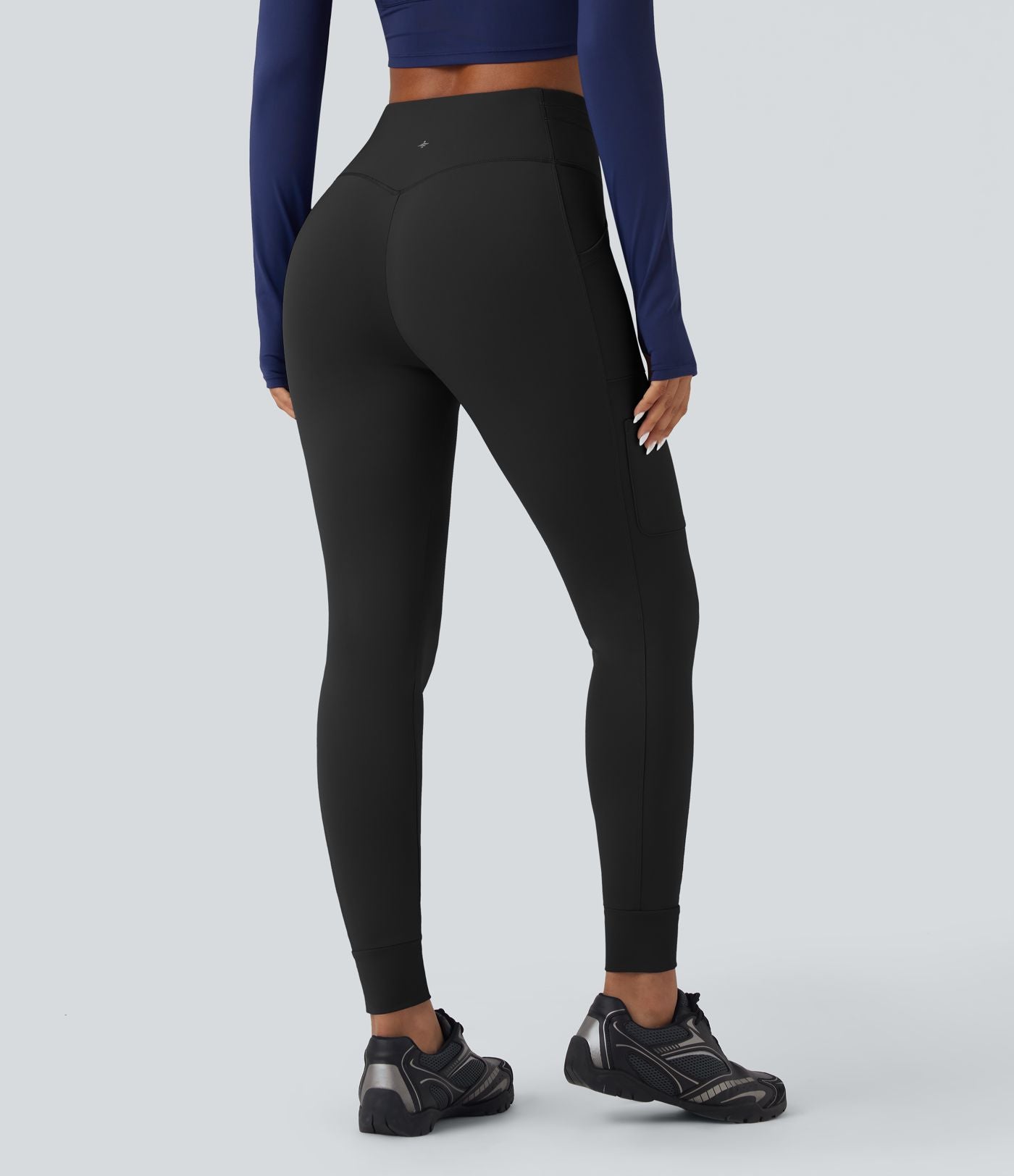 Jogging randonnée SoftlyZero™ Plush taille haute avec cordon de serrage et poches