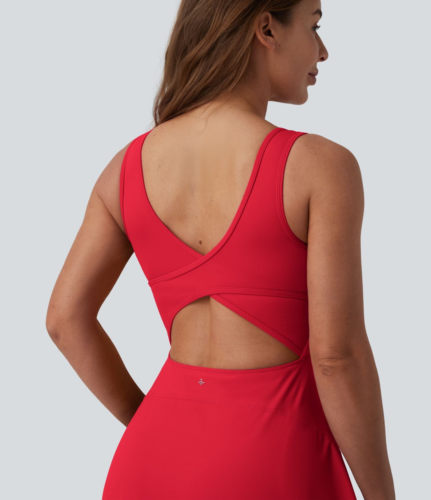 Robe de sport mini 2-en-1 SoftlyZero™ Airy col U poches effet frais InstantCool danse bonnets E-G, accès facile Easy Peasy