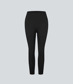 Legging capri yoga taille haute froncé effet push-up sans couture OneForm Seamless Flow