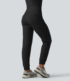 Jogging cargo décontracté SoftlyZero™ Airy à taille mi-haute, cordon de serrage, à effet frais InstantCool, avec poches