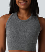OneForm Seamless Flow Crop top casual dos nageur sans couture