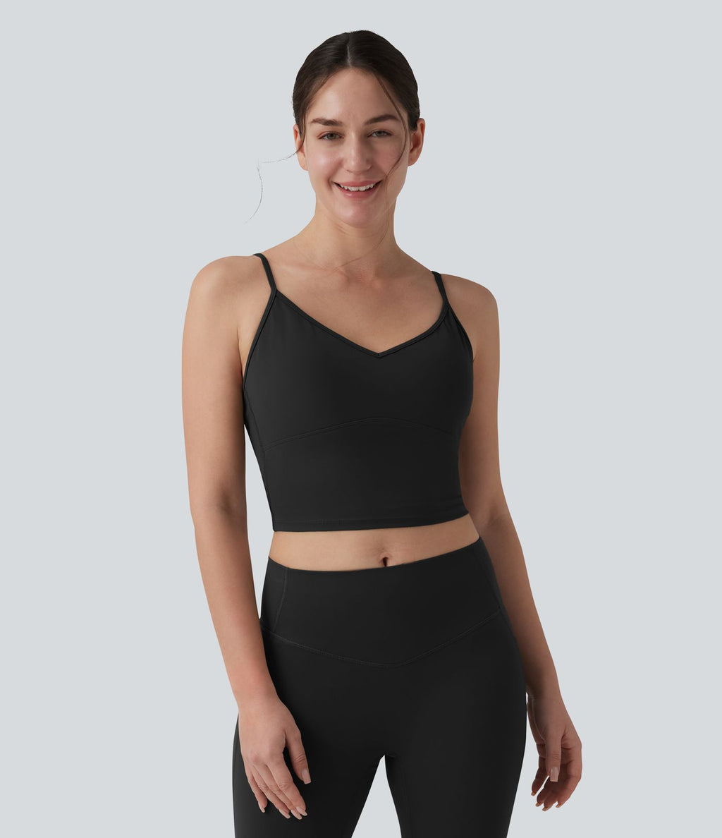Brassière de sport SoftlyZero™ Plush maintien léger bretelles croisées dos nu