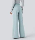 Pantalon tailleur évasé taille haute Halara Flex™ DayStretch avec poches