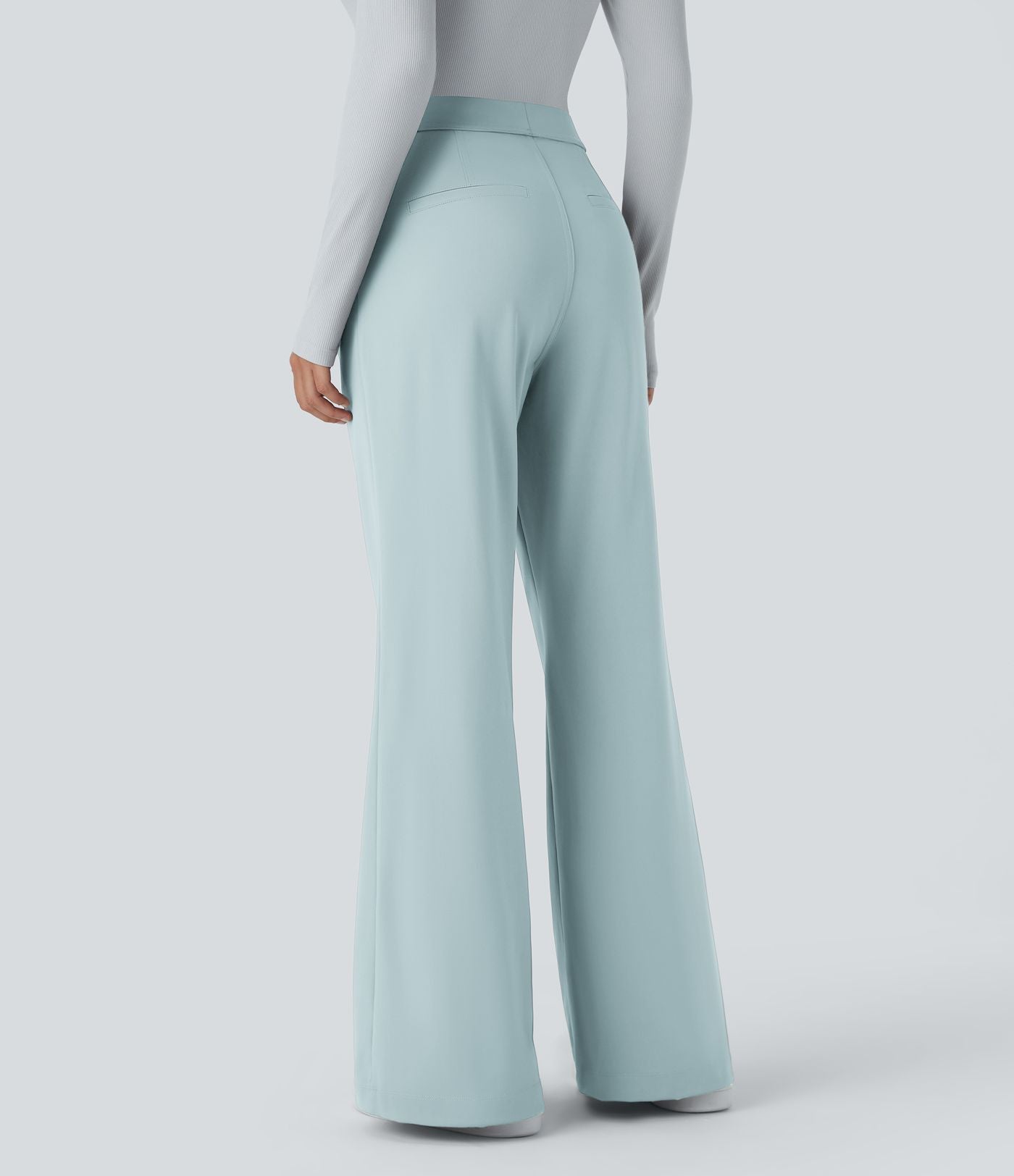 Pantalon tailleur évasé taille haute Halara Flex™ DayStretch avec poches