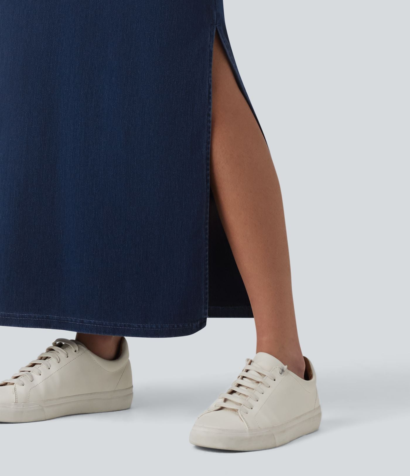 Halara Flex™ Jupe maxi casual en jean taille haute gainante