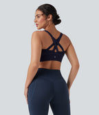 Brassière de sport course SpeedWave™ soutien intermédiaire push-up zip boucle réglable séchage rapide bonnets A-C