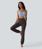 Jogging ballon danse SoftlyZero™ taille haute gainant avec poches