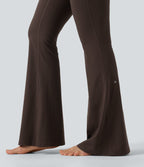 Halara UltraSculpt™ Legging évasé de yoga taille haute en V avec dentelle contrastée et poches