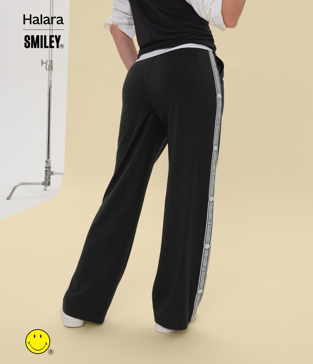 Pantalon tailleur droit Halara X Smiley® Halara Flex™ DayStretch taille haute avec poches