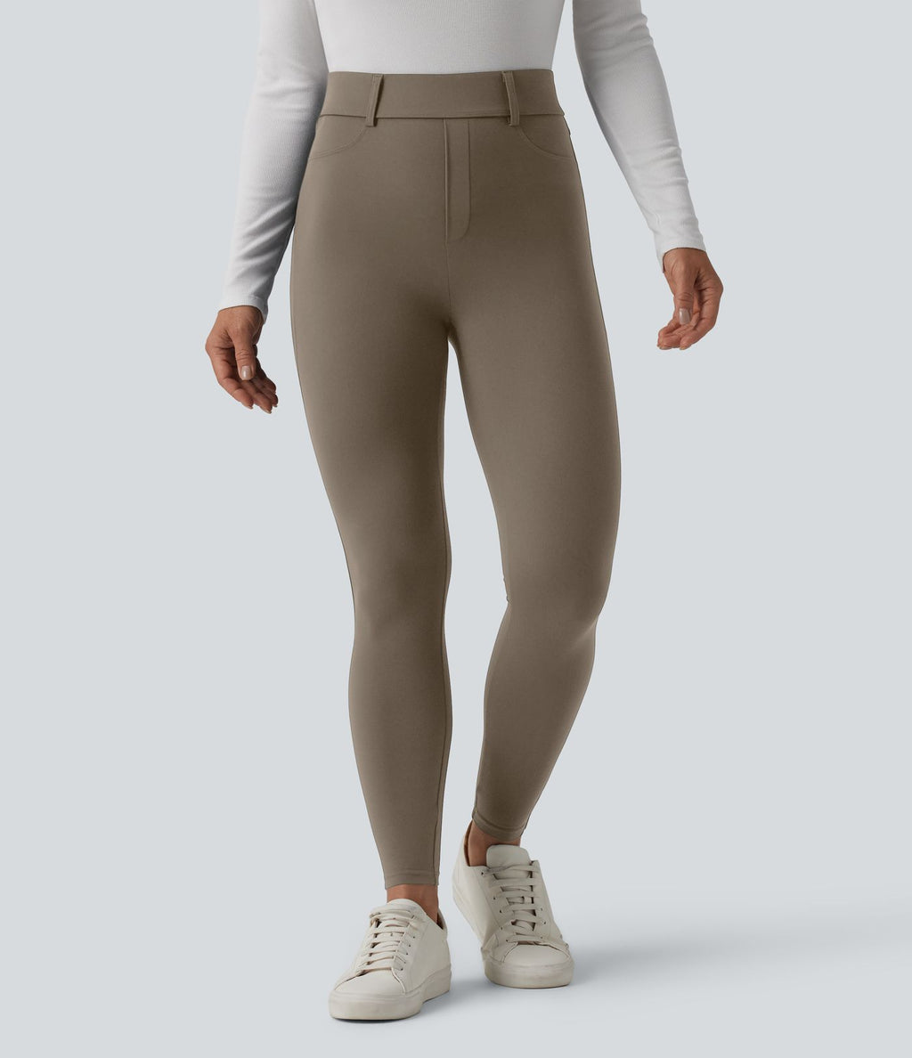 Legging décontracté 7/8 Halara UltraSculpt™ taille haute avec poches