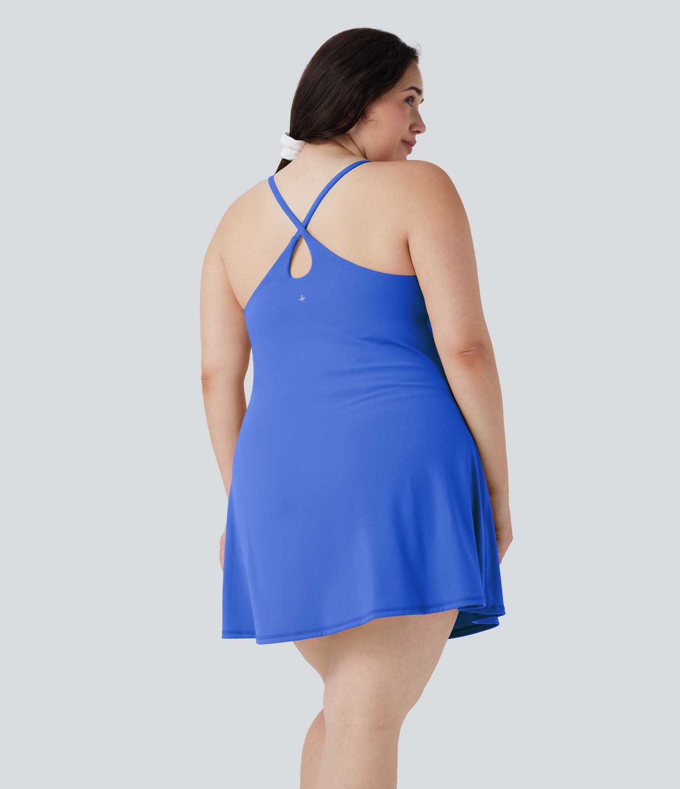 Robe de sport grande taille dos nu Softlyzero™ Plush - longueur rallongée - Easy Peasy Edition