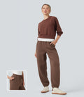 Joggers décontractés SpacerTek™ taille mi-haute avec cordon de serrage et poches