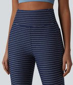 Jegging 7/8 rayé taille haute Halara Flex™ avec poches et effet ventre plat