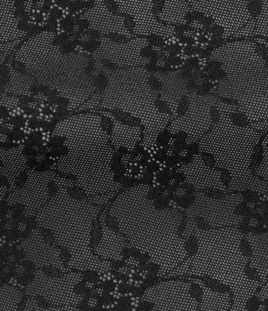 Jupe casual 2-en-1 à volants taille haute avec cordon de serrage et dentelle