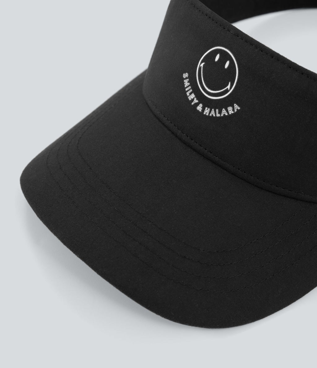 Casquette à visière brodée Halara X Smiley®