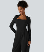 Combinaison large à manches longues avec brassière intégrée et poches - Édition Easy Peasy - Bonnets DD-F