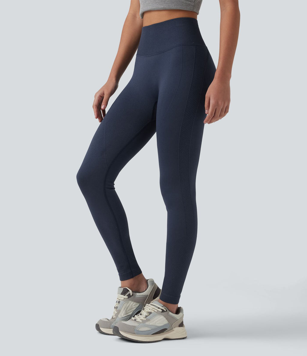 Seamless Flow Legging yoga taille haute gainant et sculptant