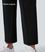 Pantalon de golf séchage rapide, taille mi-haute, avec poches et poche tee, UPF40+