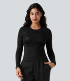 Haut de sport à manches longues sans couture OneForm Seamless Flow