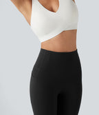 Legging corsaire de sport gainant Halara UltraSculpt™ taille haute, anti-roulis et gainant, avec poches