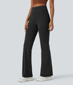 Pantalon évasé pleine longueur de course gainant taille mi-haute avec poches Halara UltraSculpt™
