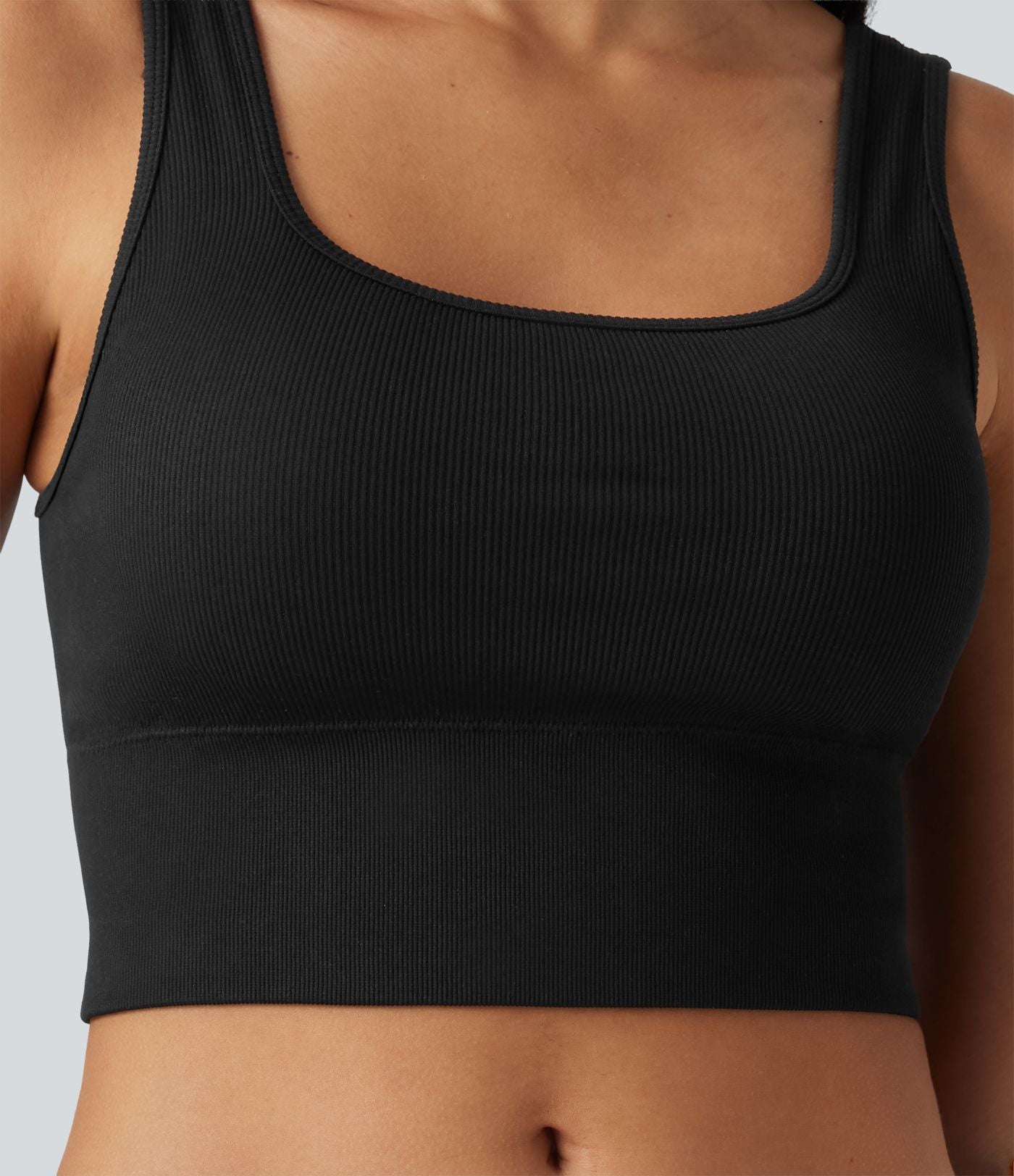OneForm Débardeur casual sans couture col rond échancré dos en U avec soutien-gorge intégré